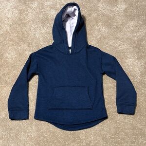 Mudd (Size 8/M) Girls Heather Navy  Sweater Fleece Hoodie